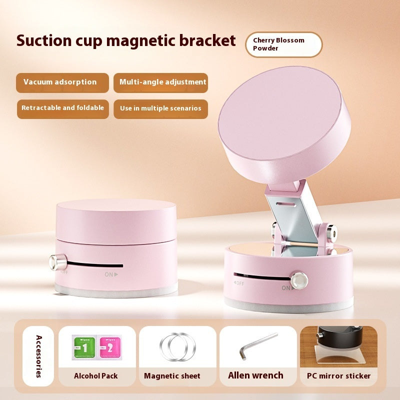 Foldable Suction Cup Magnetic Phone Holder