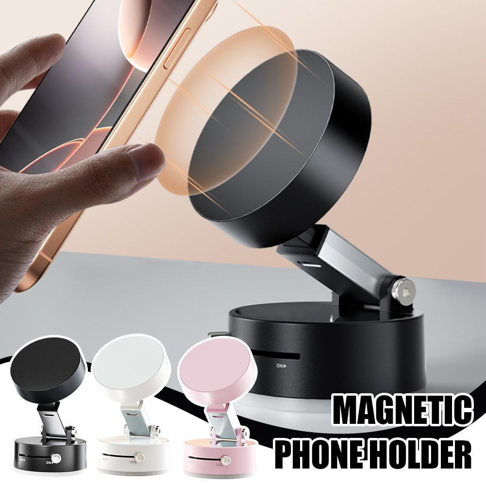 Foldable Suction Cup Magnetic Phone Holder